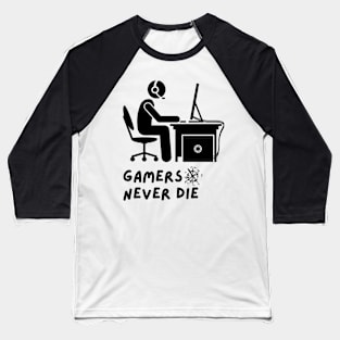 Gaming Addiction Baseball T-Shirt